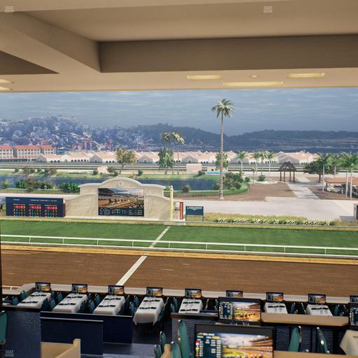 Del Mar Thoroughbred Club - Section Turf Club Lvl 4 Tbl E 12 Seat View