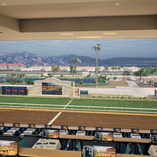 Del Mar Thoroughbred Club - Section Turf Club Lvl 4 Tbl E 13 Seat View