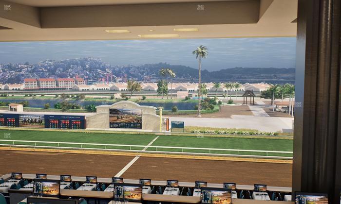 Del Mar Thoroughbred Club - Section Turf Club Lvl 4 Tbl E 14 Seat View