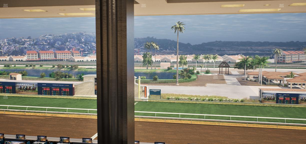 Del Mar Thoroughbred Club - Section Turf Club Lvl 4 Tbl E 16 Seat View