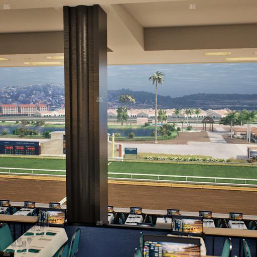 Del Mar Thoroughbred Club - Section Turf Club Lvl 4 Tbl E 16 Seat View
