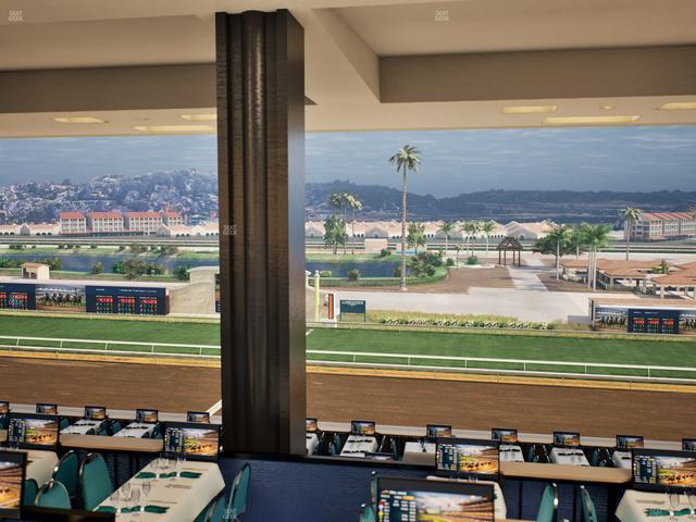 Del Mar Thoroughbred Club - Section Turf Club Lvl 4 Tbl E 16 Seat View