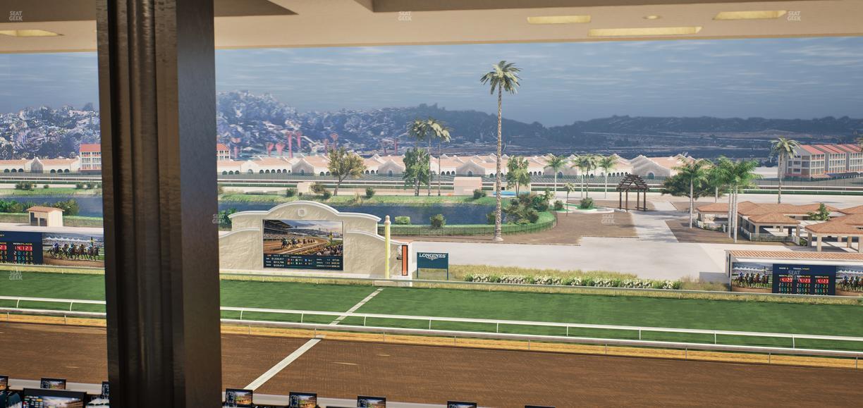 Del Mar Thoroughbred Club - Section Turf Club Lvl 4 Tbl E 17 Seat View