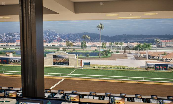 Del Mar Thoroughbred Club - Section Turf Club Lvl 4 Tbl E 17 Seat View