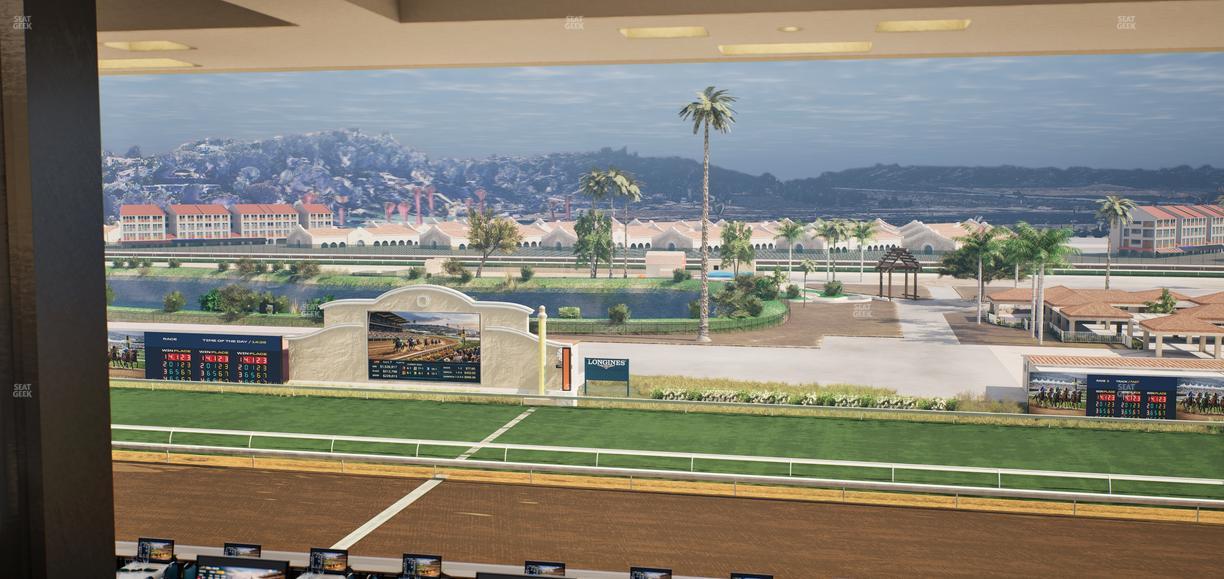 Del Mar Thoroughbred Club - Section Turf Club Lvl 4 Tbl E 18 Seat View