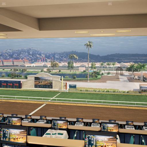 Del Mar Thoroughbred Club - Section Turf Club Lvl 4 Tbl E 18 Seat View