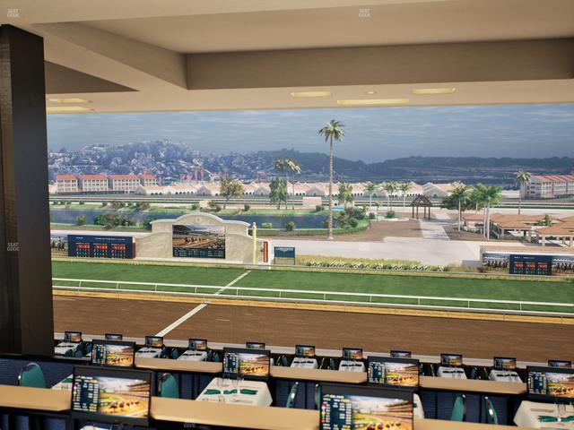 Del Mar Thoroughbred Club - Section Turf Club Lvl 4 Tbl E 18 Seat View