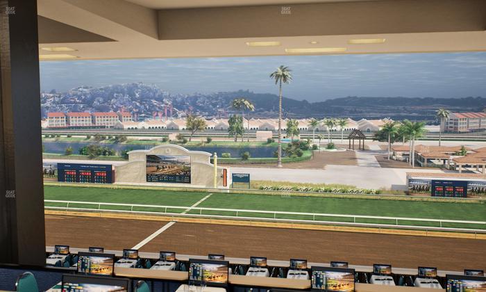 Del Mar Thoroughbred Club - Section Turf Club Lvl 4 Tbl E 18 Seat View