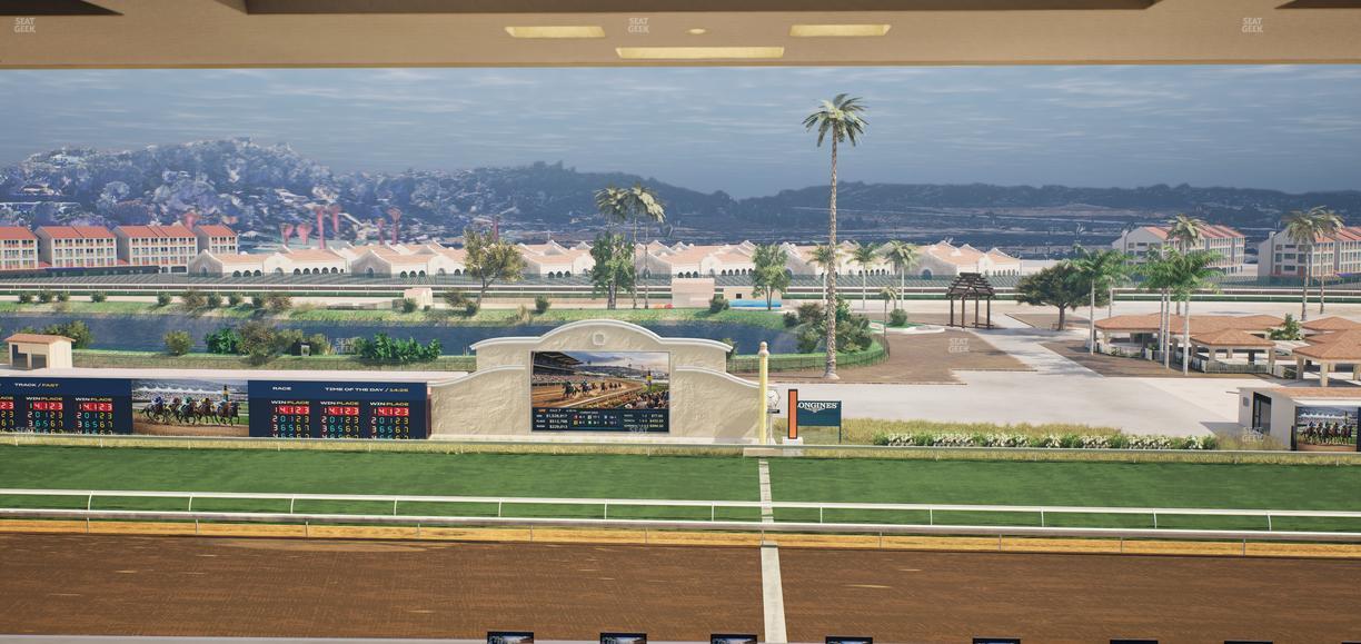 Del Mar Thoroughbred Club - Section Turf Club Lvl 4 Tbl E 2 Seat View