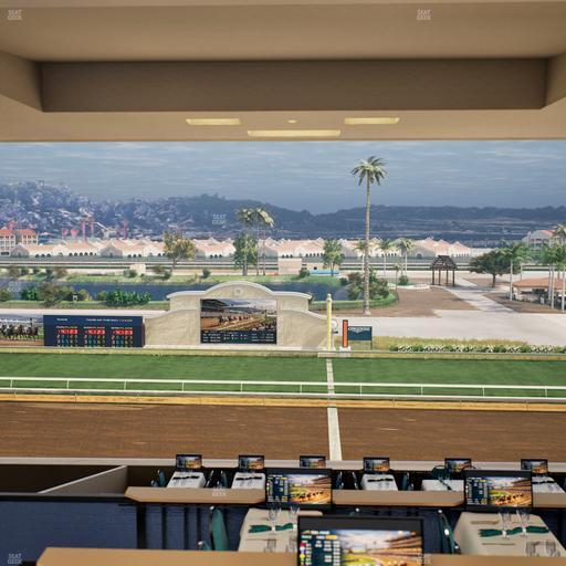 Del Mar Thoroughbred Club - Section Turf Club Lvl 4 Tbl E 2 Seat View