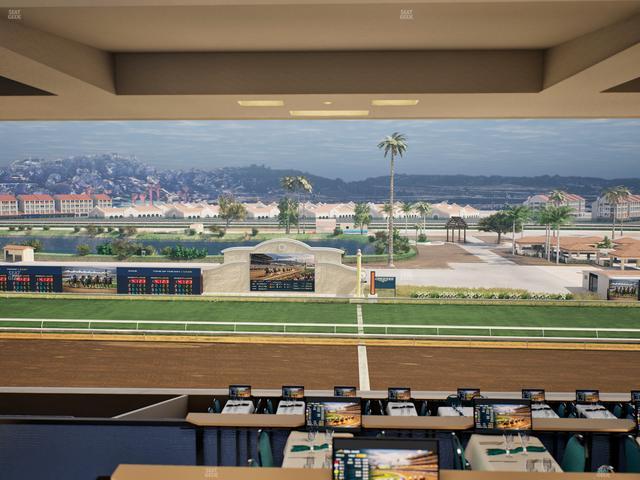 Del Mar Thoroughbred Club - Section Turf Club Lvl 4 Tbl E 2 Seat View