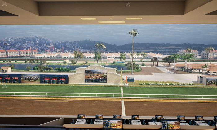 Del Mar Thoroughbred Club - Section Turf Club Lvl 4 Tbl E 2 Seat View