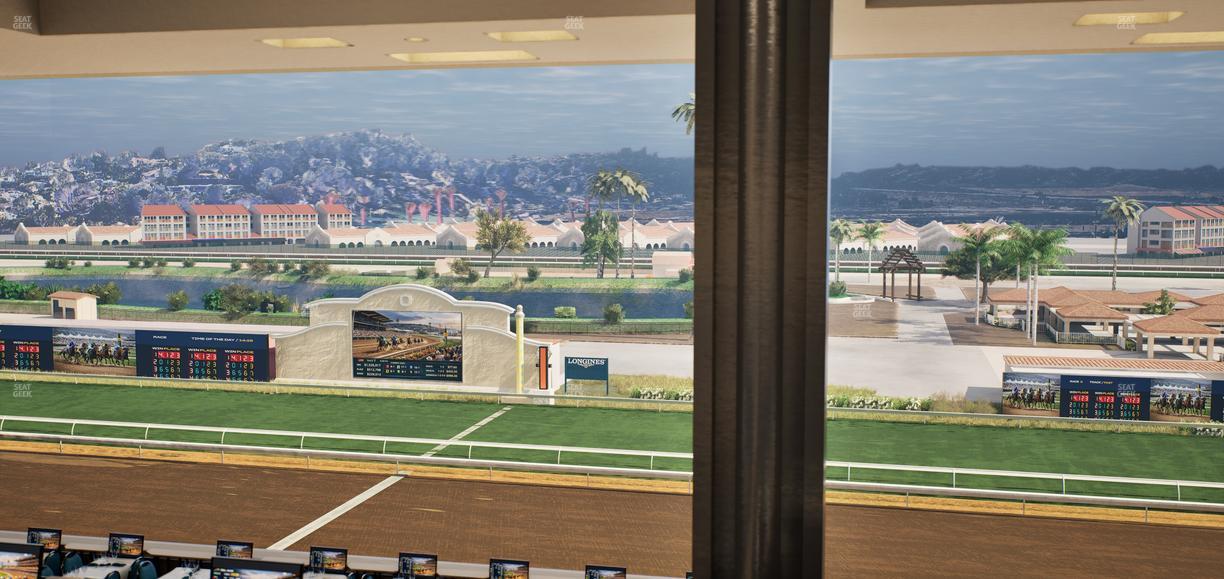 Del Mar Thoroughbred Club - Section Turf Club Lvl 4 Tbl E 20 Seat View