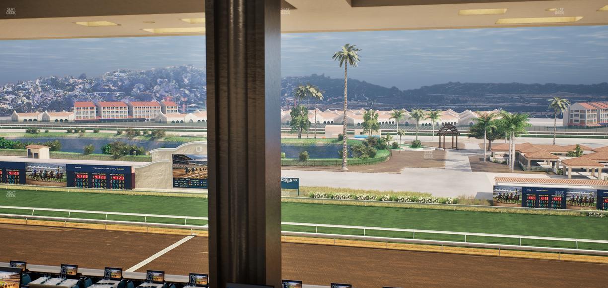 Del Mar Thoroughbred Club - Section Turf Club Lvl 4 Tbl E 21 Seat View