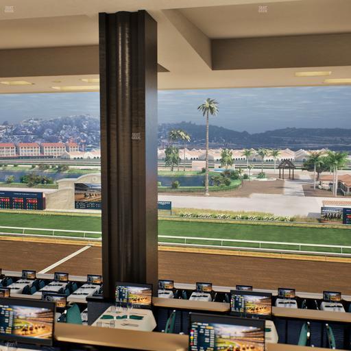 Del Mar Thoroughbred Club - Section Turf Club Lvl 4 Tbl E 21 Seat View