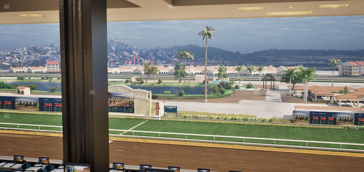 Del Mar Thoroughbred Club - Section Turf Club Lvl 4 Tbl E 22 Seat View