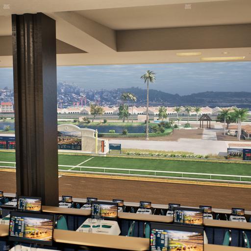 Del Mar Thoroughbred Club - Section Turf Club Lvl 4 Tbl E 22 Seat View