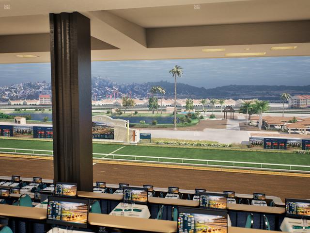 Del Mar Thoroughbred Club - Section Turf Club Lvl 4 Tbl E 22 Seat View
