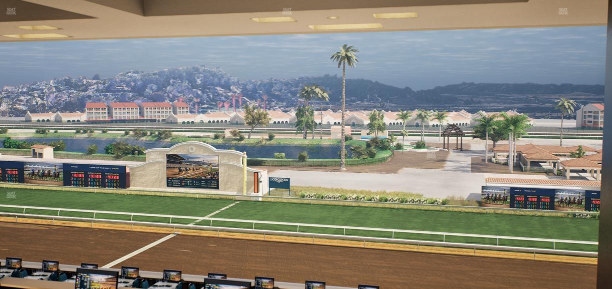 Del Mar Thoroughbred Club - Section Turf Club Lvl 4 Tbl E 24 Seat View