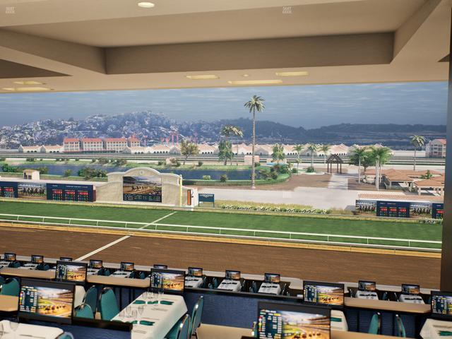 Del Mar Thoroughbred Club - Section Turf Club Lvl 4 Tbl E 24 Seat View