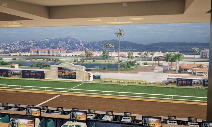 Del Mar Thoroughbred Club - Section Turf Club Lvl 4 Tbl E 24 Seat View