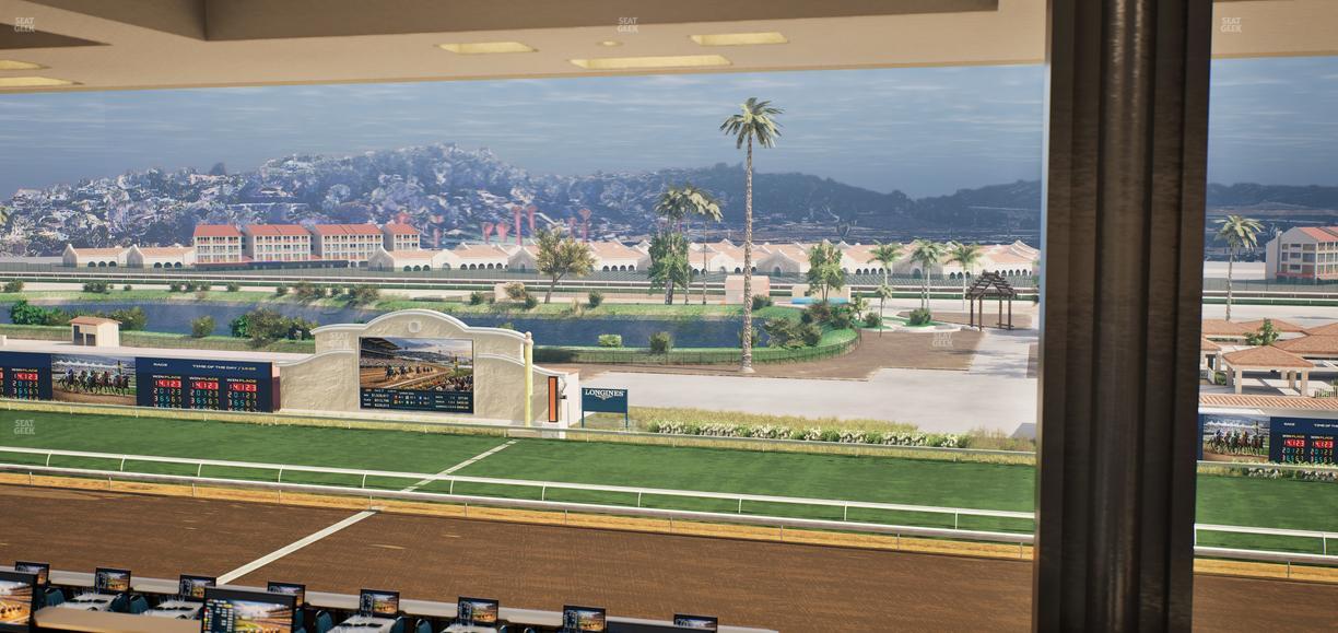 Del Mar Thoroughbred Club - Section Turf Club Lvl 4 Tbl E 25 Seat View