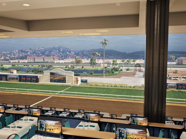 Del Mar Thoroughbred Club - Section Turf Club Lvl 4 Tbl E 25 Seat View