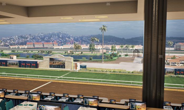 Del Mar Thoroughbred Club - Section Turf Club Lvl 4 Tbl E 25 Seat View