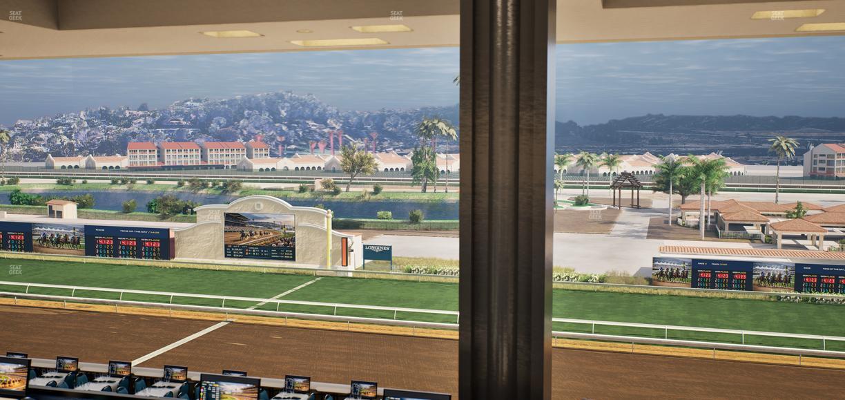 Del Mar Thoroughbred Club - Section Turf Club Lvl 4 Tbl E 26 Seat View