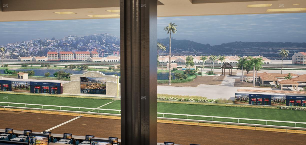 Del Mar Thoroughbred Club - Section Turf Club Lvl 4 Tbl E 28 Seat View