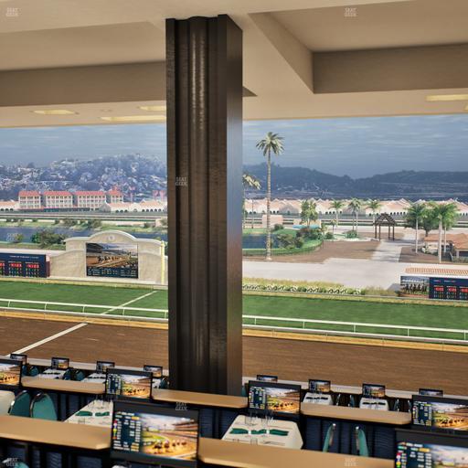 Del Mar Thoroughbred Club - Section Turf Club Lvl 4 Tbl E 28 Seat View
