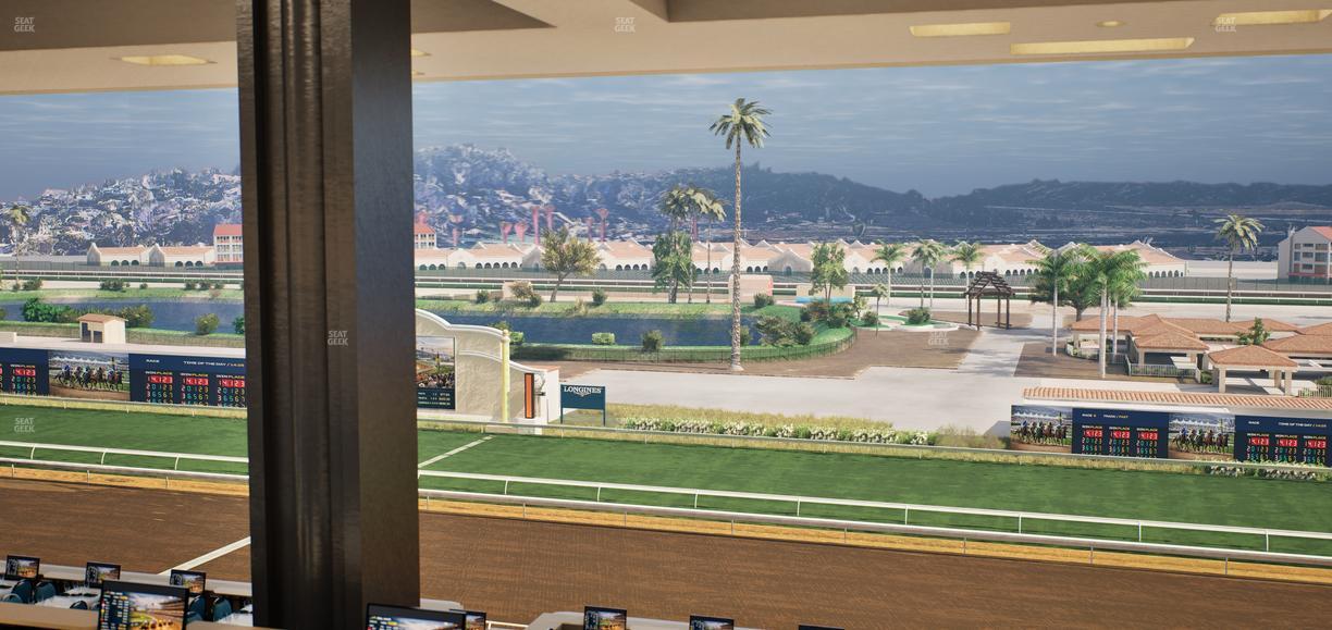 Del Mar Thoroughbred Club - Section Turf Club Lvl 4 Tbl E 29 Seat View