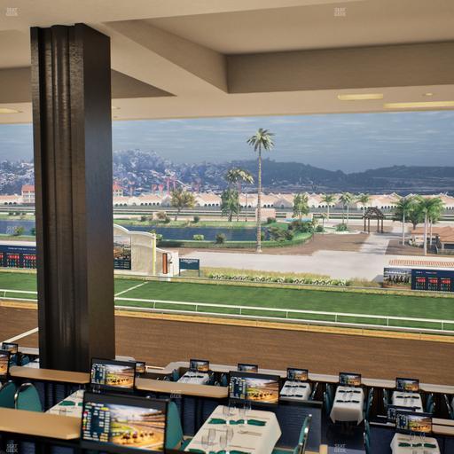 Del Mar Thoroughbred Club - Section Turf Club Lvl 4 Tbl E 29 Seat View