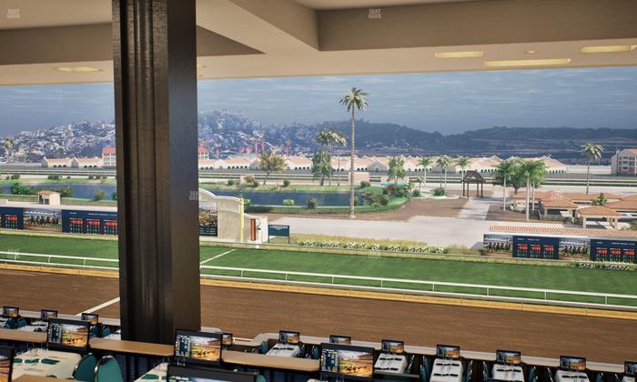 Del Mar Thoroughbred Club - Section Turf Club Lvl 4 Tbl E 29 Seat View