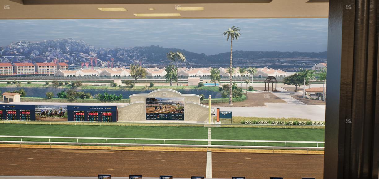 Del Mar Thoroughbred Club - Section Turf Club Lvl 4 Tbl E 3 Seat View