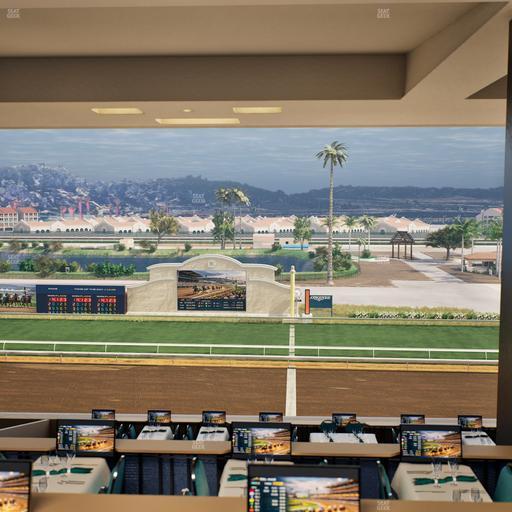 Del Mar Thoroughbred Club - Section Turf Club Lvl 4 Tbl E 3 Seat View