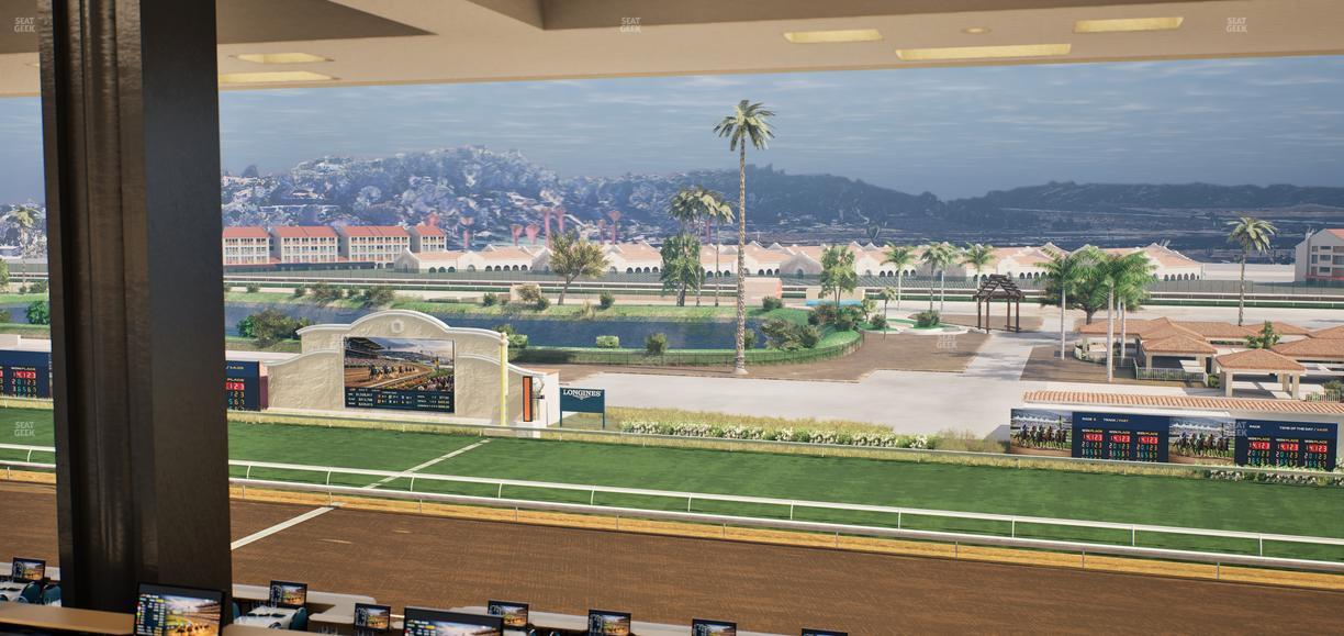 Del Mar Thoroughbred Club - Section Turf Club Lvl 4 Tbl E 30 Seat View