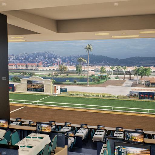 Del Mar Thoroughbred Club - Section Turf Club Lvl 4 Tbl E 30 Seat View