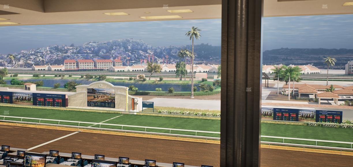 Del Mar Thoroughbred Club - Section Turf Club Lvl 4 Tbl E 32 Seat View