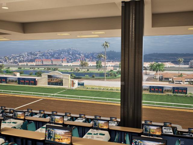 Del Mar Thoroughbred Club - Section Turf Club Lvl 4 Tbl E 32 Seat View