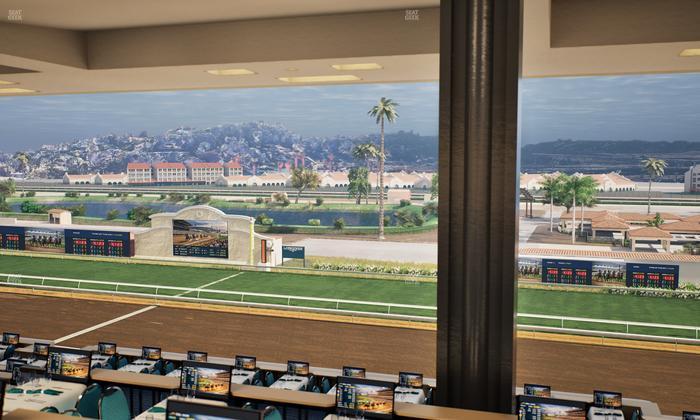 Del Mar Thoroughbred Club - Section Turf Club Lvl 4 Tbl E 32 Seat View