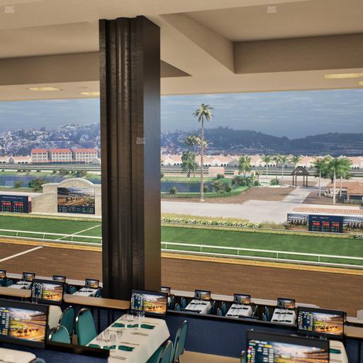 Del Mar Thoroughbred Club - Section Turf Club Lvl 4 Tbl E 33 Seat View