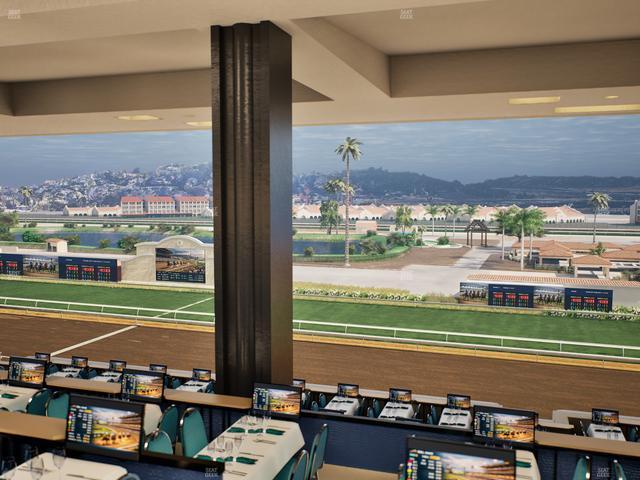 Del Mar Thoroughbred Club - Section Turf Club Lvl 4 Tbl E 33 Seat View