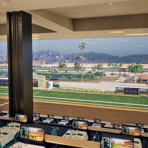 Del Mar Thoroughbred Club - Section Turf Club Lvl 4 Tbl E 34 Seat View