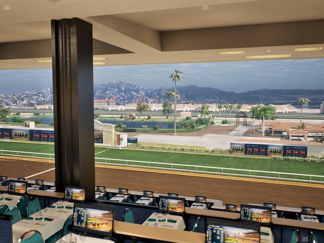 Del Mar Thoroughbred Club - Section Turf Club Lvl 4 Tbl E 34 Seat View