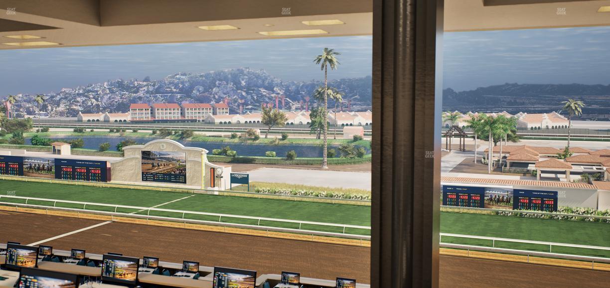 Del Mar Thoroughbred Club - Section Turf Club Lvl 4 Tbl E 36 Seat View