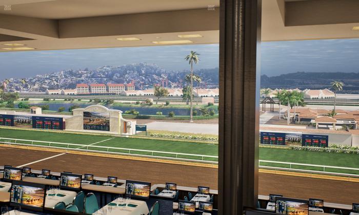 Del Mar Thoroughbred Club - Section Turf Club Lvl 4 Tbl E 36 Seat View