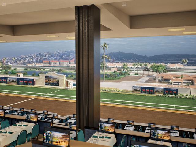 Del Mar Thoroughbred Club - Section Turf Club Lvl 4 Tbl E 37 Seat View