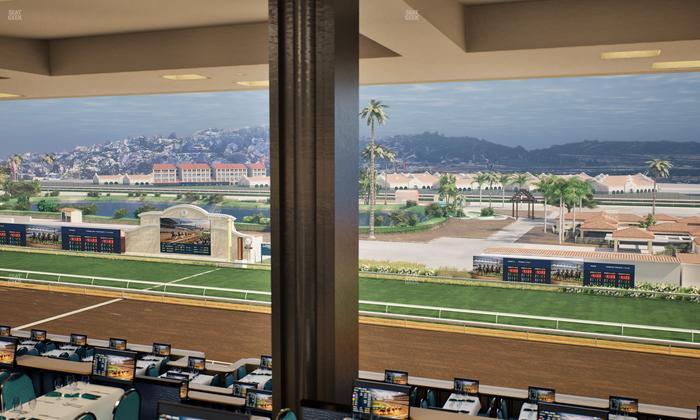 Del Mar Thoroughbred Club - Section Turf Club Lvl 4 Tbl E 37 Seat View