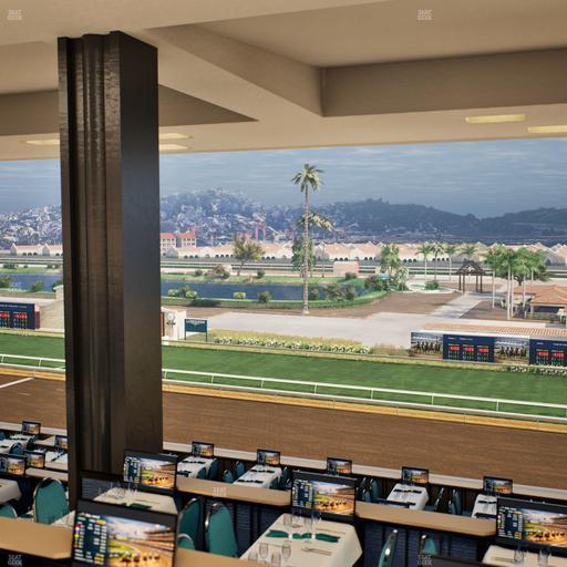 Del Mar Thoroughbred Club - Section Turf Club Lvl 4 Tbl E 38 Seat View